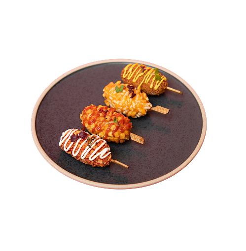 Korean corn dogs 4 pcs